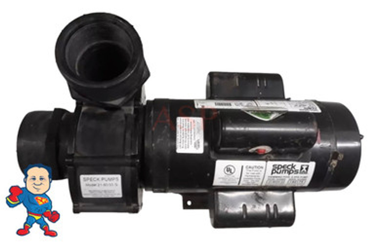 Speck Pump 21-80/33GS 4.0HP SF1.25 EE 208-230V 21.0-19.4A MAX