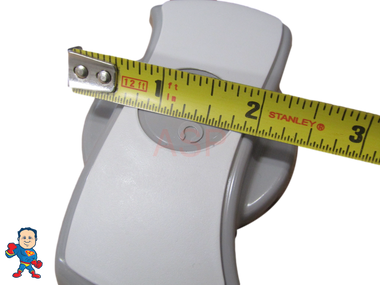 Marquis Gray Diverter 3 3/4" Zone Control, Selector Handle, Threaded Cap, Gate & O-Ring Kit