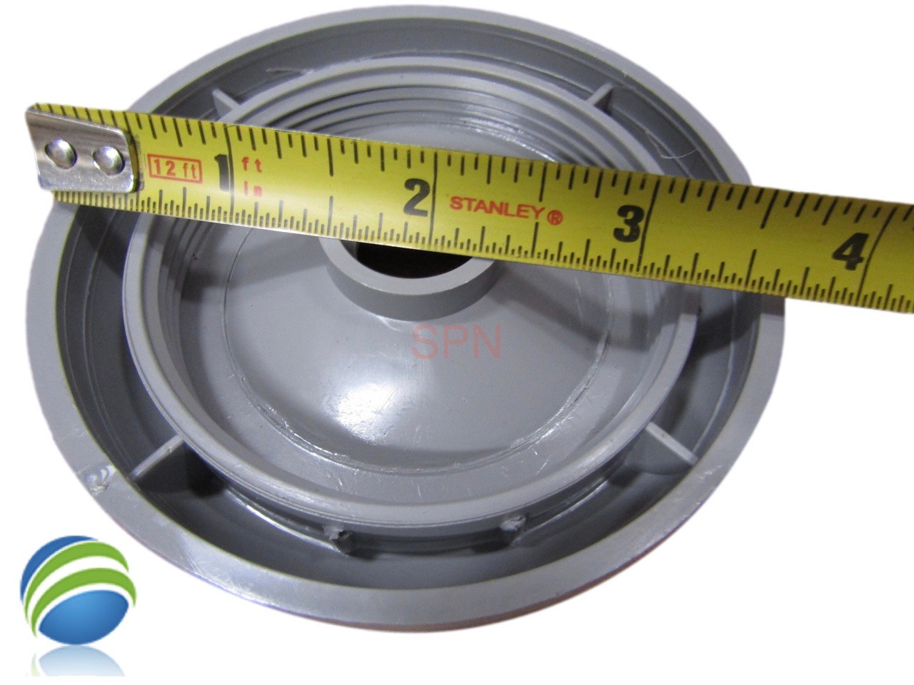 Spa Hot Tub Diverter Cap 3 3/4" Wide Gray Smooth 5 Scallop Non Buttress How To Video