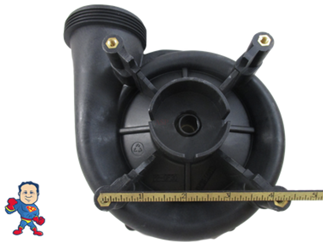 2.5HP Pump Wet End with Barb MAY 2009+ JACUZZI® PREMIUM OR SUNDANCE® 6500-352, 6500-365, 6500-367 or 6500-363 with WUA400