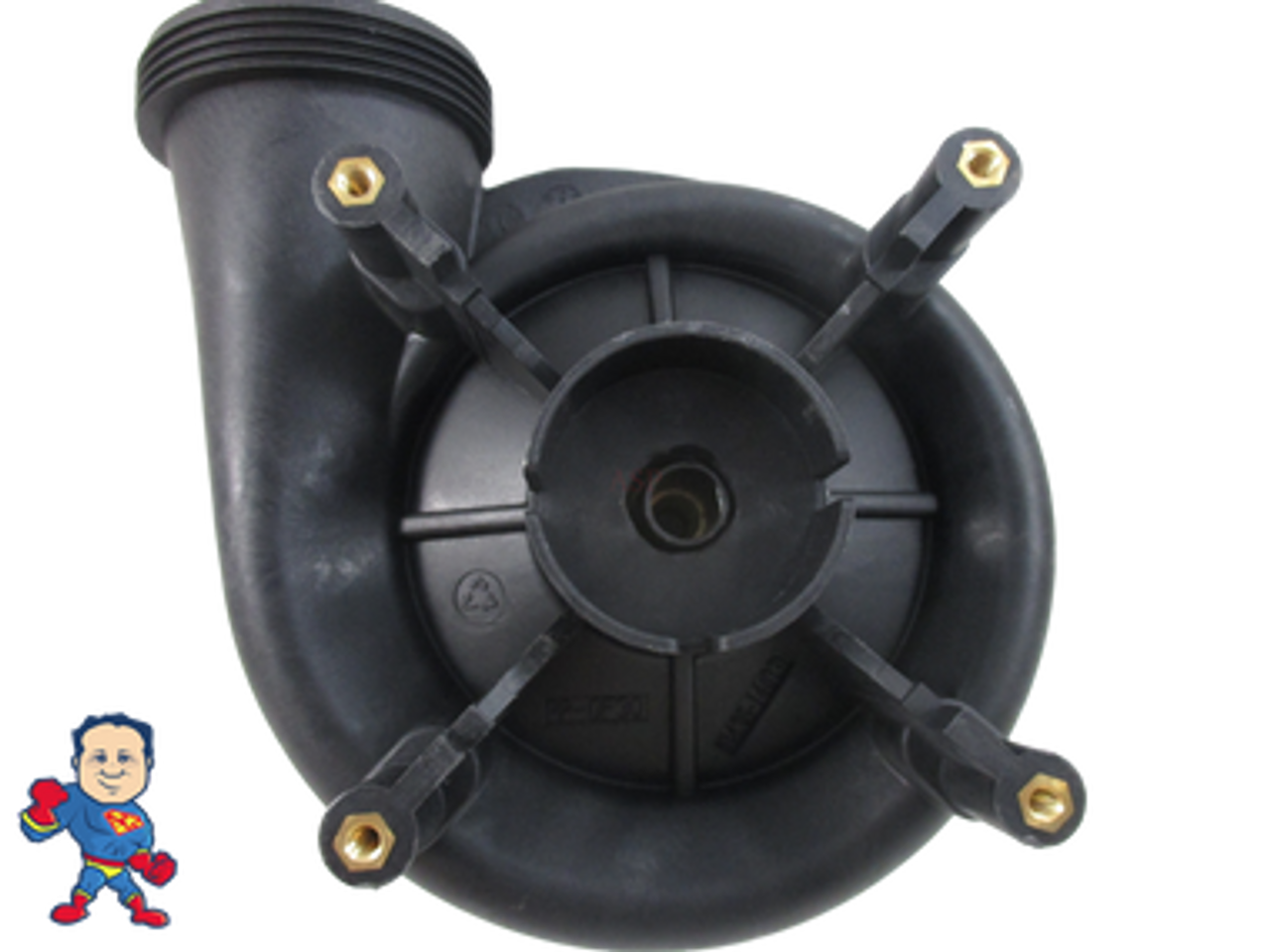 2.5HP Pump Wet End with Barb MAY 2009+ JACUZZI® PREMIUM OR SUNDANCE® 6500-352, 6500-365, 6500-367 or 6500-363 with WUA400