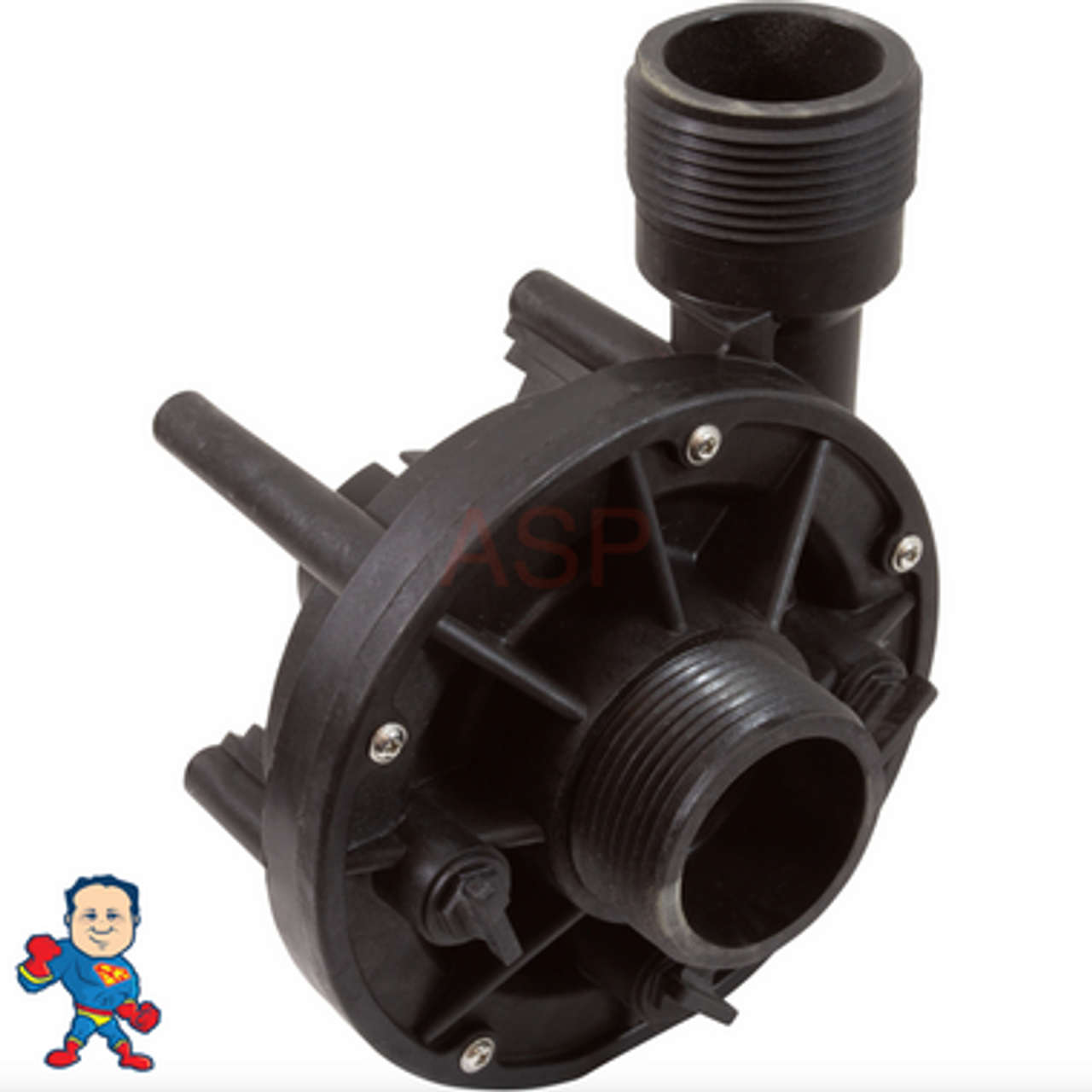 Wet End for Circulation Pump, LX 48WTC, 1/8HP, 115 or 230V, 1.6 or 0.8A, 1-1/2"MBT, Side Discharge