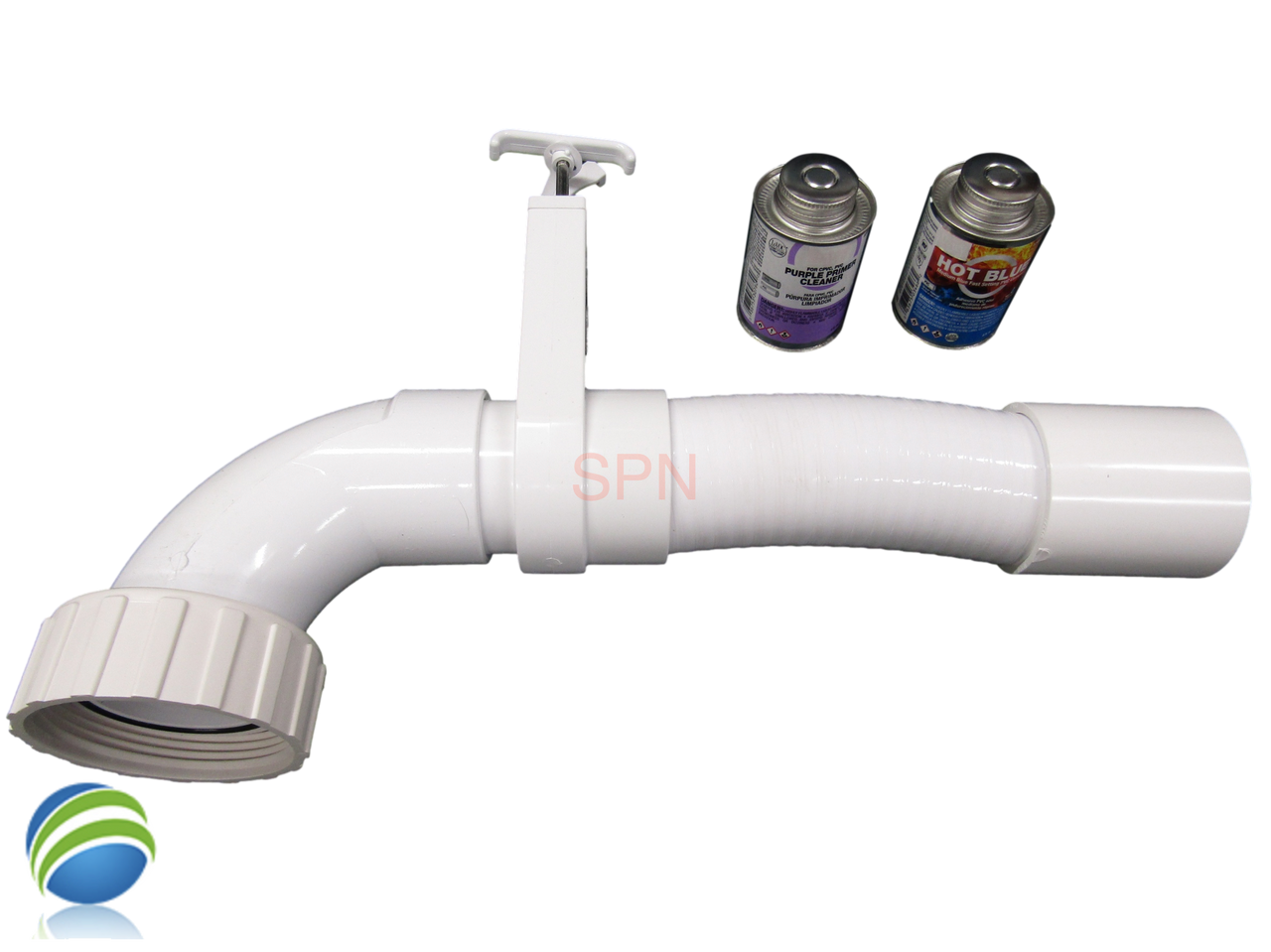 Hot Tub 2" Sweep Pump Union To Plumbing Glue Connection Kit