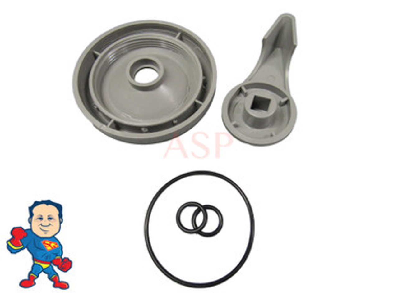 Diverter Valve Spa Gray Hot Tub O-Rings Textured Cap Kit Reinforced Handle How To Video
