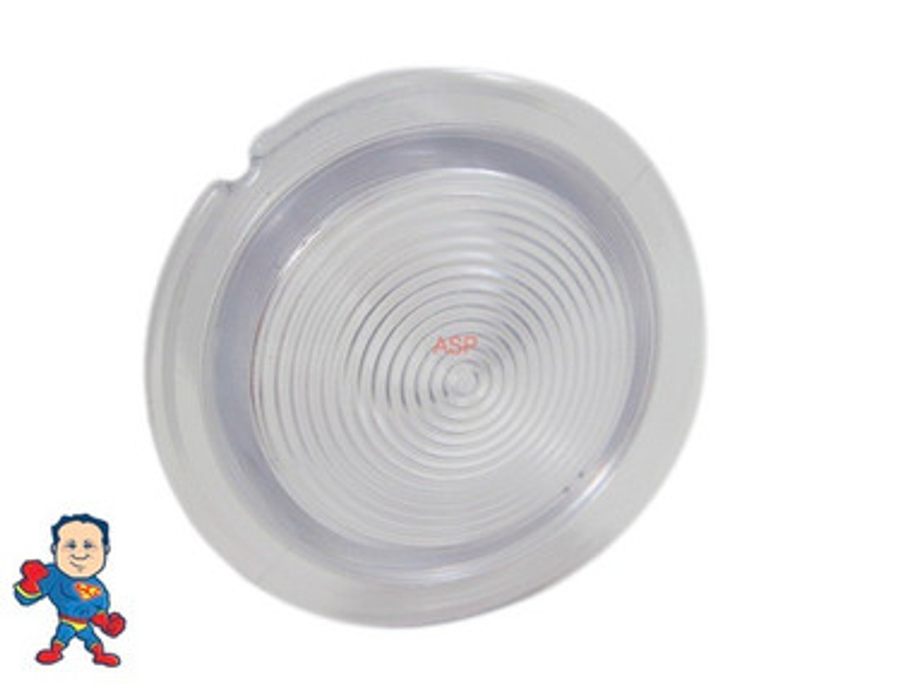 Spa Hot Tub Light Lens 3 1/4" Replacement Part with Colors  2 5/8" Hole Video How To