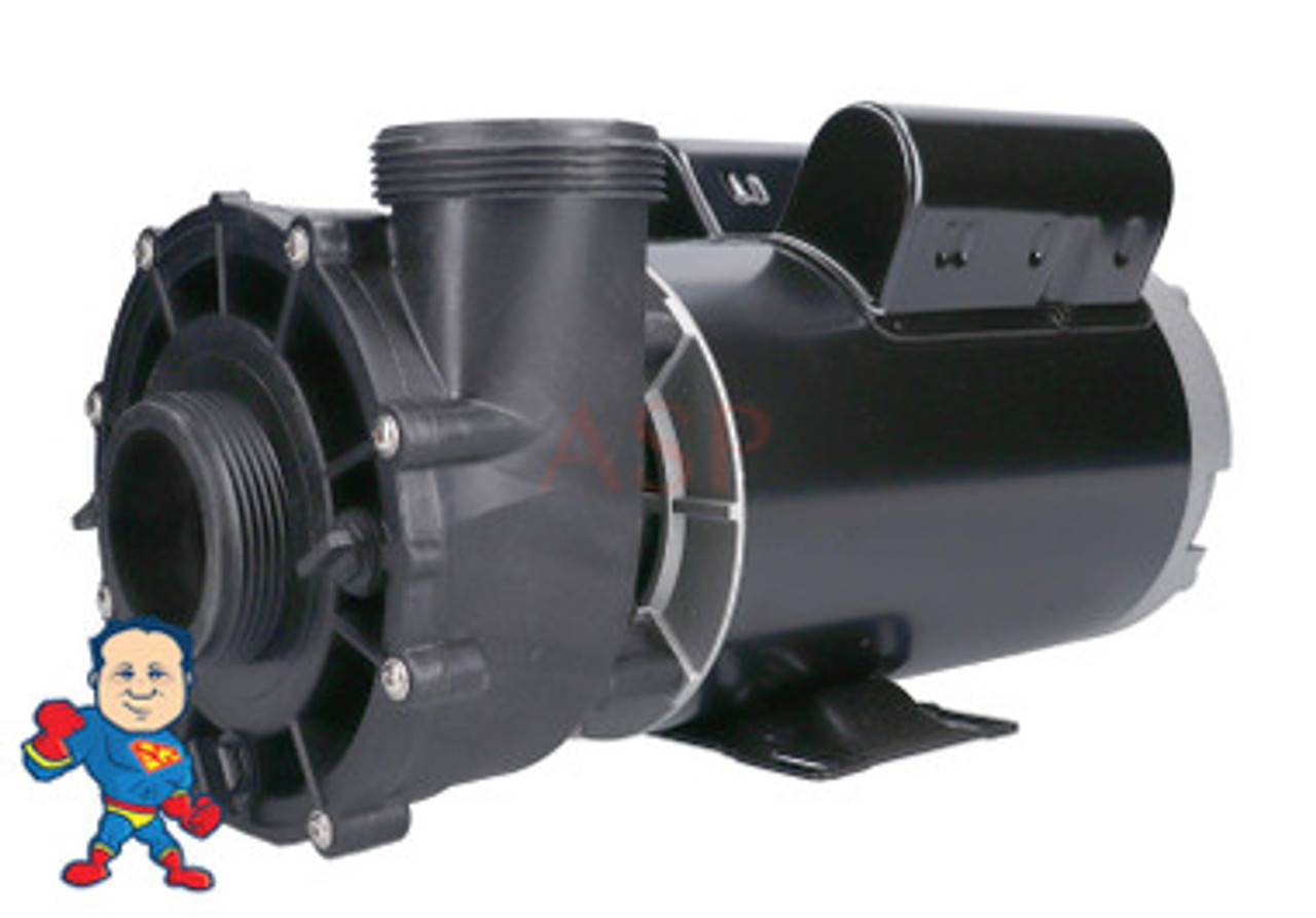 56WUA400-2/6, Pump, LX 56WUA, Large Frame, 2-Pole/6-Pole, 4.0HP, 230V, 1.0/12.0A, 2-Speed, 2"x 2" MBT