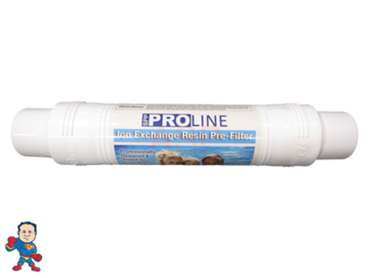 ProLine Resin Pre-Filter , 8000 gal., Ion Exchange Resin, Attach to Water-hose