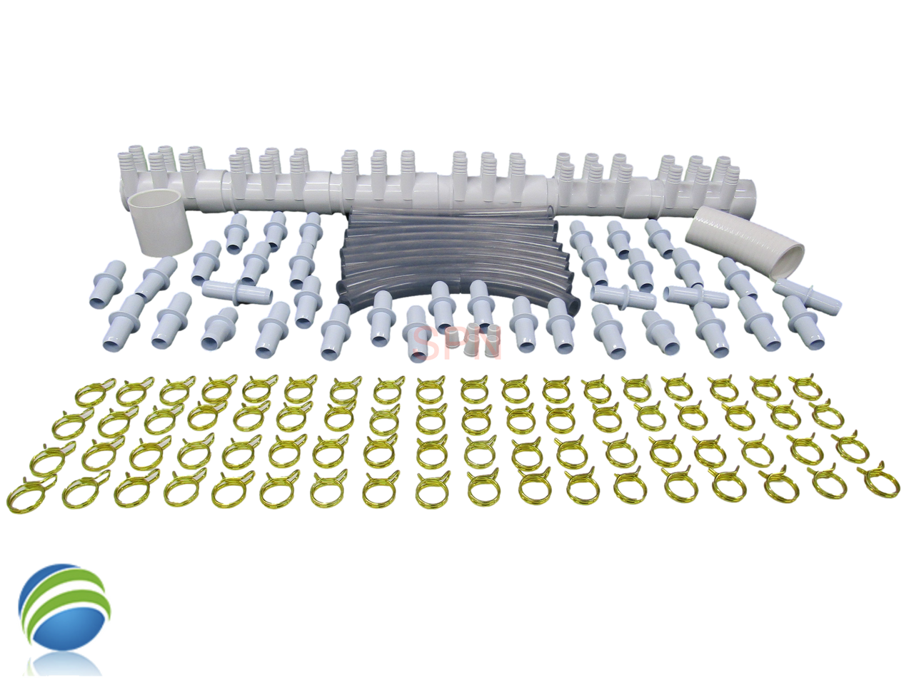 Manifold Hot Tub Spa Dead End (36) 3/4" Outlets with Coupler Kit Video How To