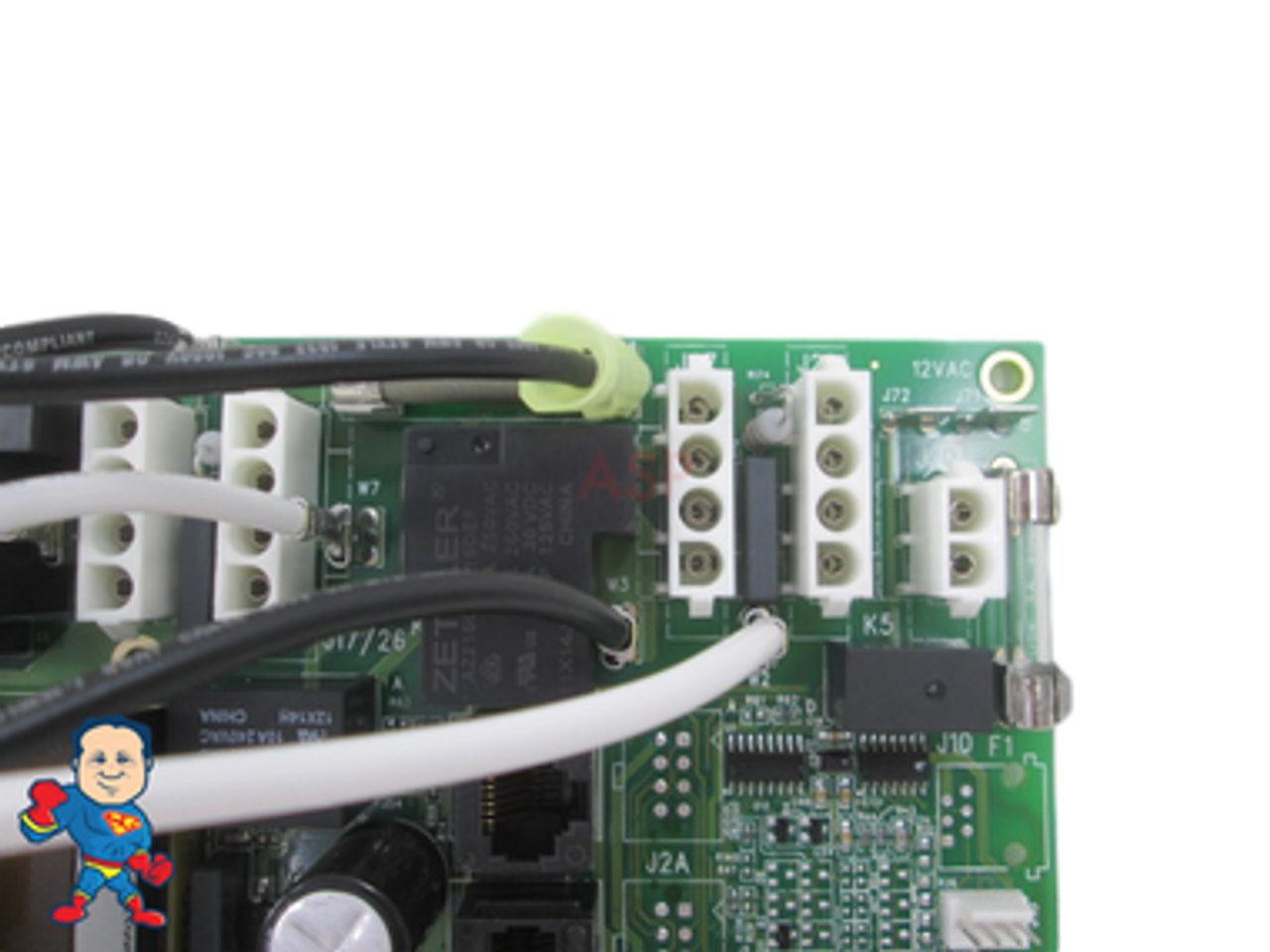 Cal Spa Balboa 6200 Series Circuit Board CHIP NUMBER: CS6200R1(X) - CS6100R1(X)