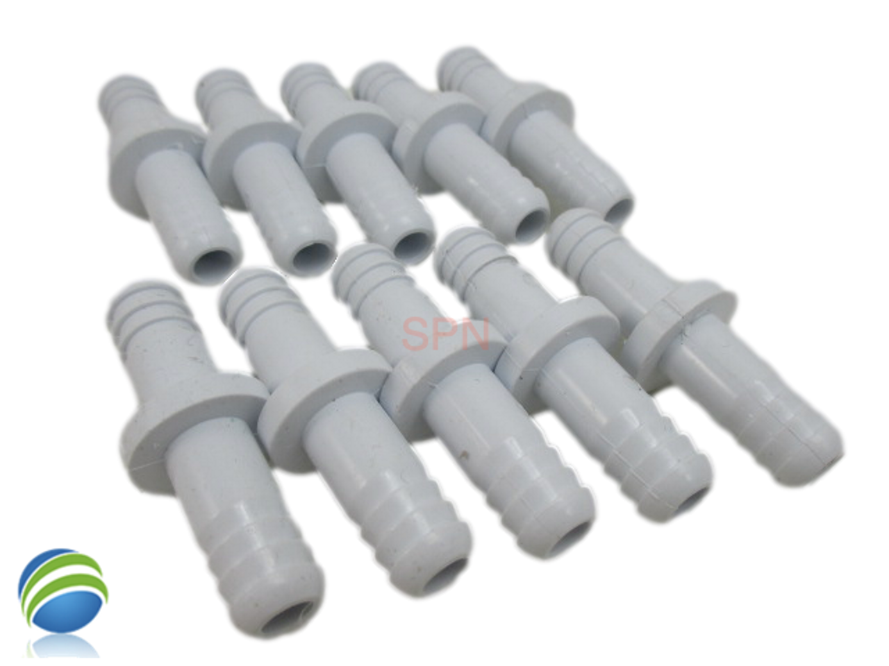 Set of (10) Barb Coupler 3/8" Barb x 3/8" Barb for 3/8" Air Line Tubing