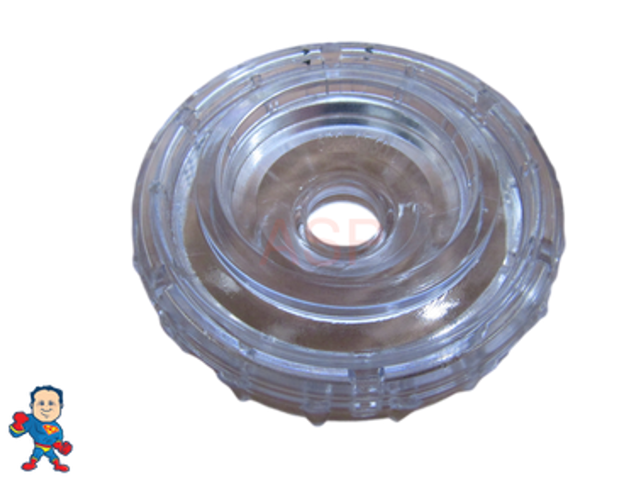 Dynasty Spa Hot Tub Diverter Cap 3 5/8" Wide Clear Orion Thicker 13/16"