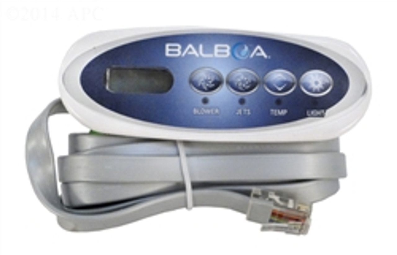 Balboa VL200 Mini Oval 4 Button Topside Control Panel, 52114