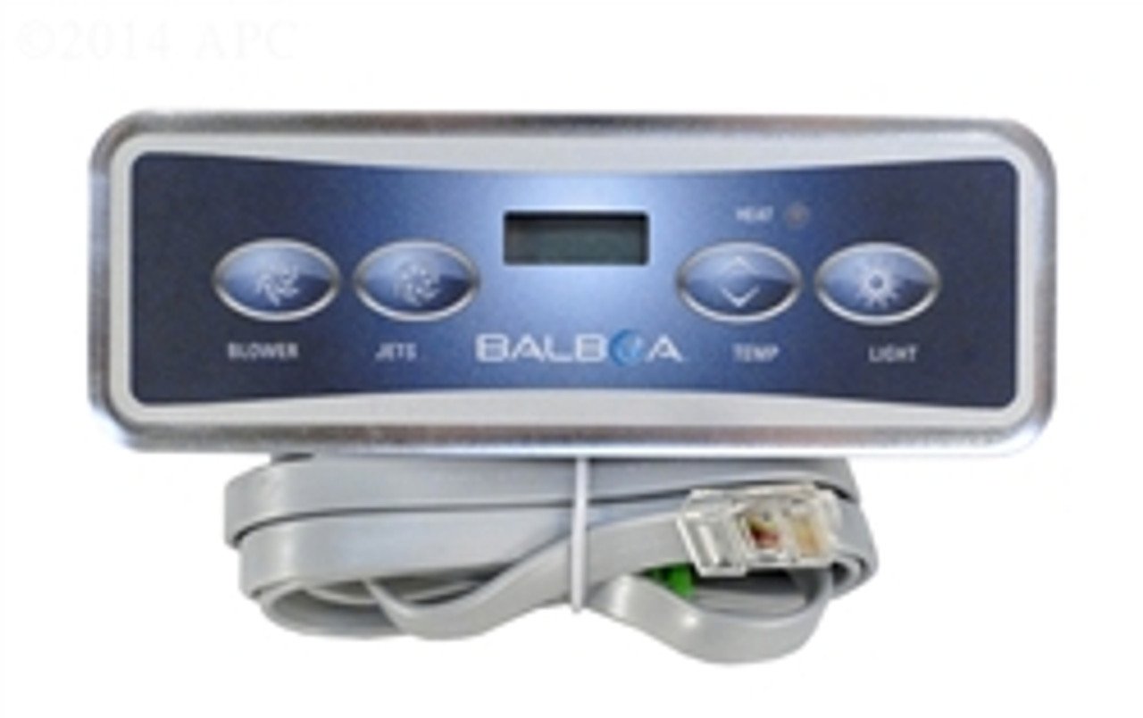 Balboa VL401 Topside Control Panel 4 Button LCD, 54094