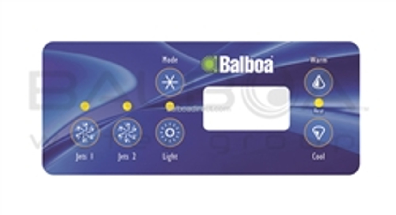 Balboa Overlay - Serial Standard & VL701, 6 button, 10402