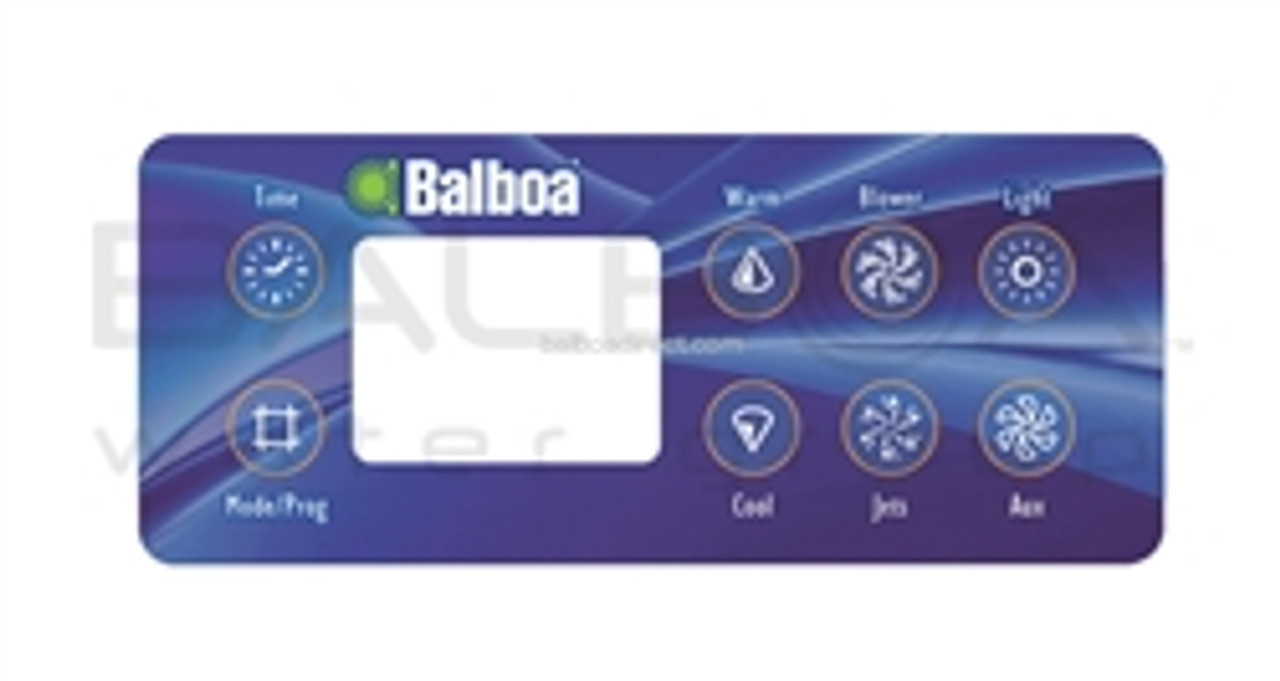 Balboa Serial Deluxe M Series Overlay, 8 Button, 10823