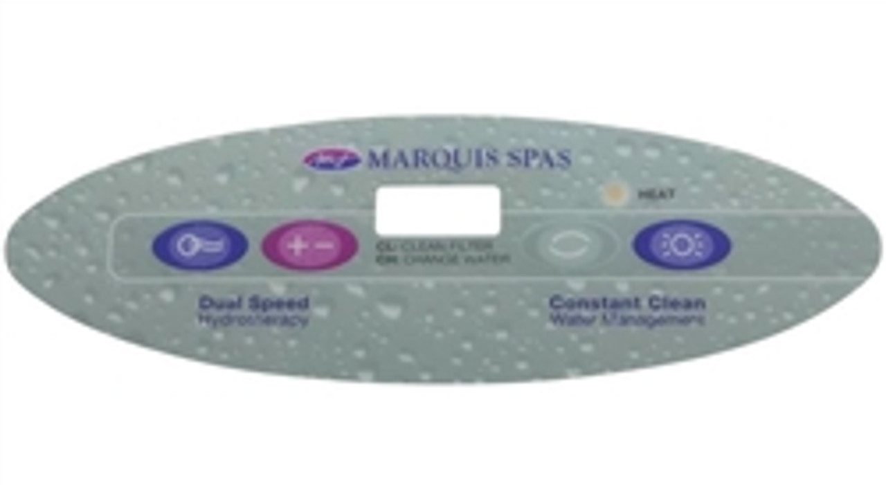 Marquis Spa 4 Button Overlay - Constant Clean