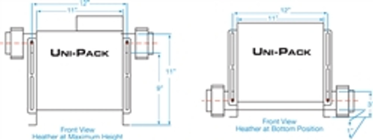 ACC Smartouch Digital 1000 - UniPack Kit w/ 15" Slide Heater