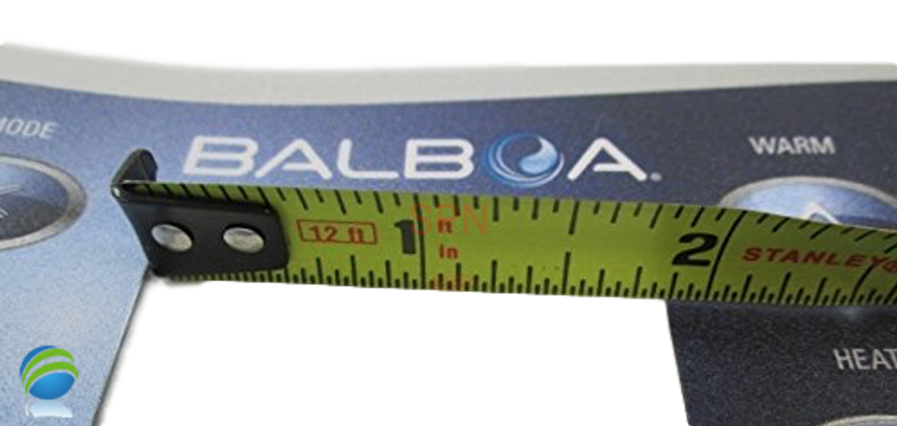 Overlay Sticker, Balboa VL701S and Serial Standard, 6 Button, 2 Jet