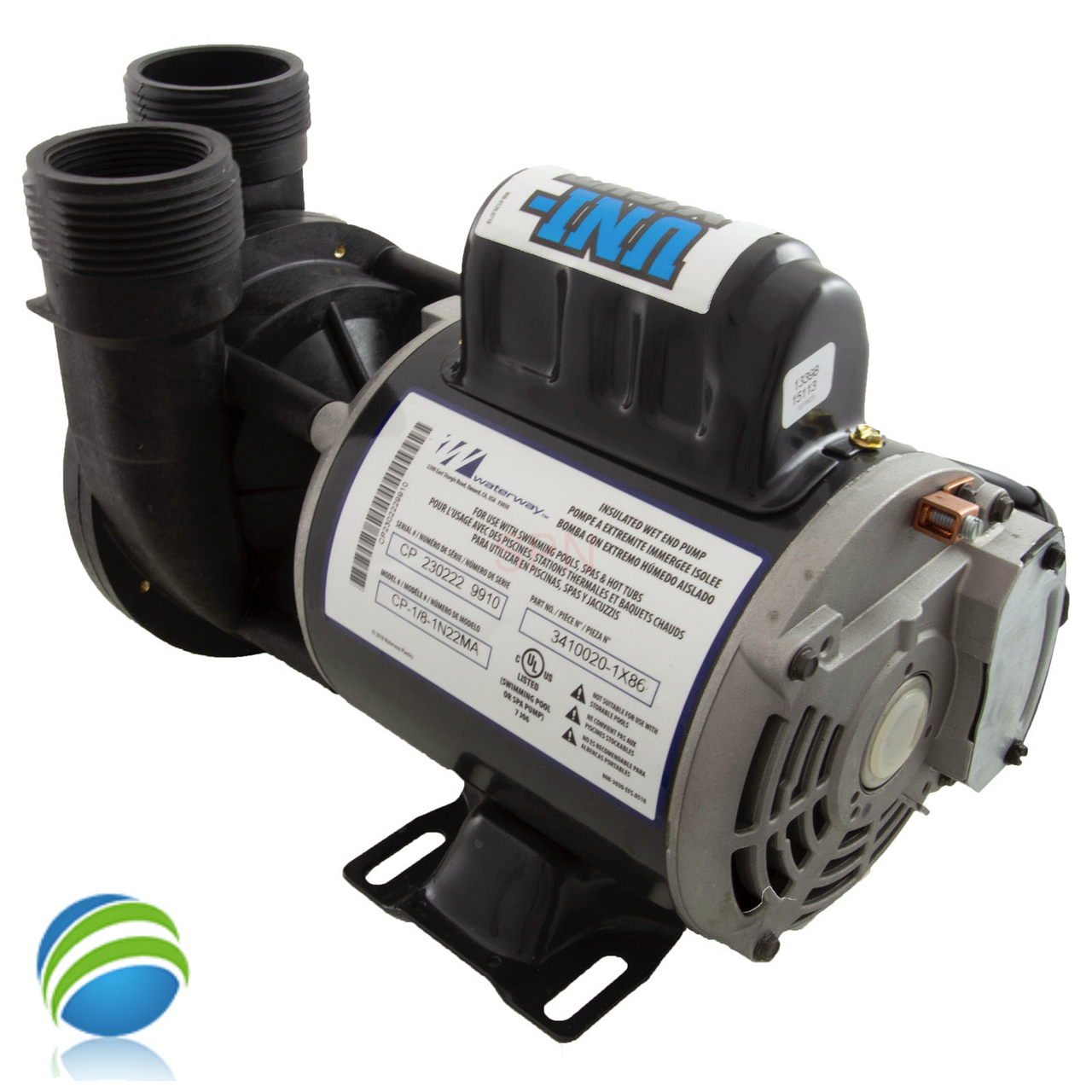 Waterway Uni-Might Circulation Pump - 230 Volt, 1/15th HP