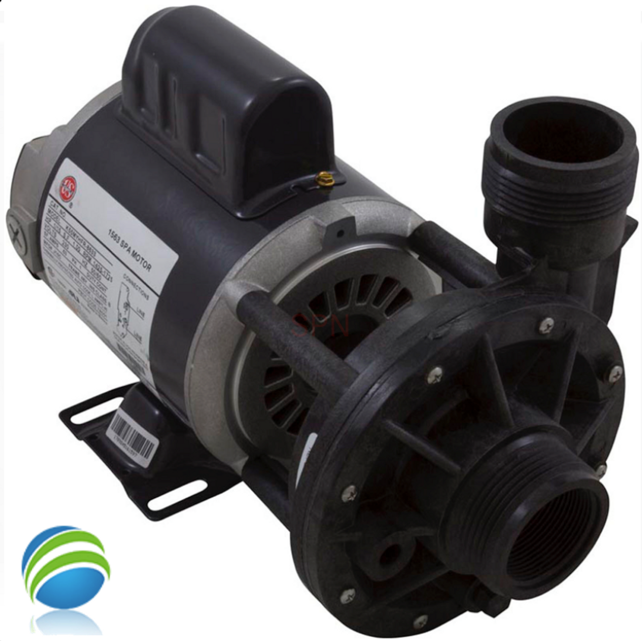 Circulation Pump, 1/15HP, 60HZ, 230 VAC, Side Discharge For Pilates, La-Z-Boy, Freestyle, Hydro Spa