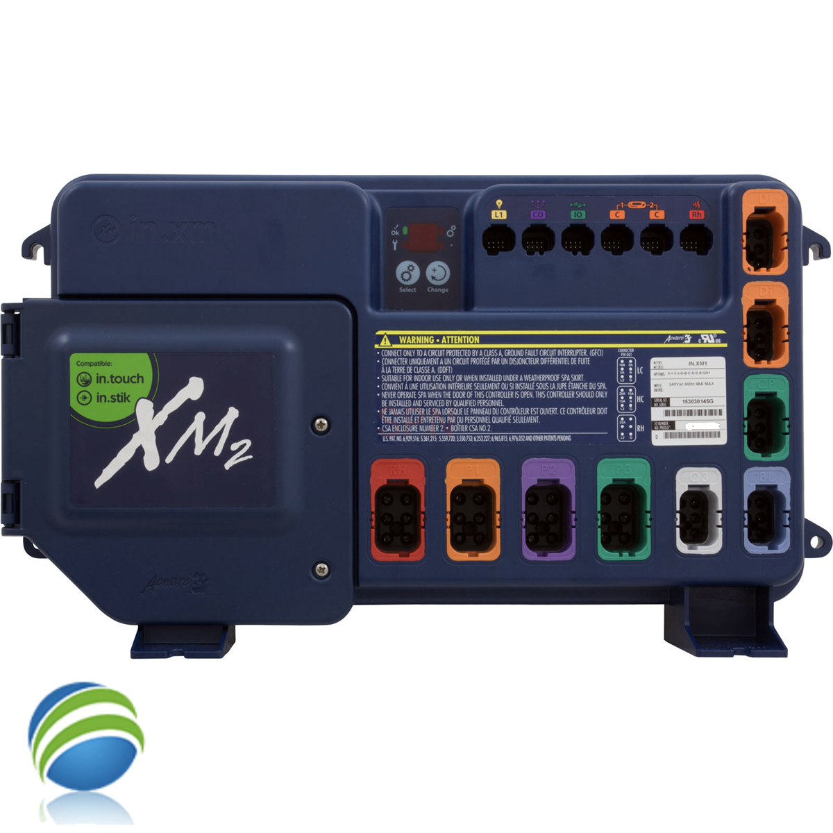 NLA Power Depot Control System - 06-08 Pilates H2O XP1 Model - P1,P2,P3,CP,FIBER,OZ,BL,LGT