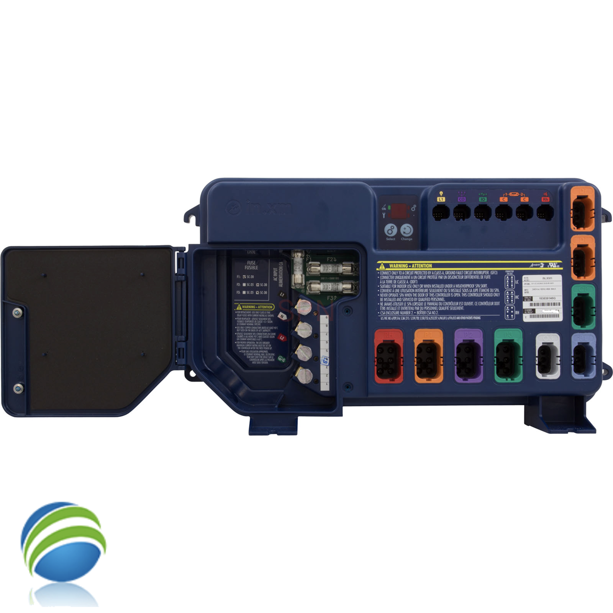 NLA Power Depot Control System - 06-08 Pilates H2O XP1 Model - P1,P2,P3,CP,FIBER,OZ,BL,LGT