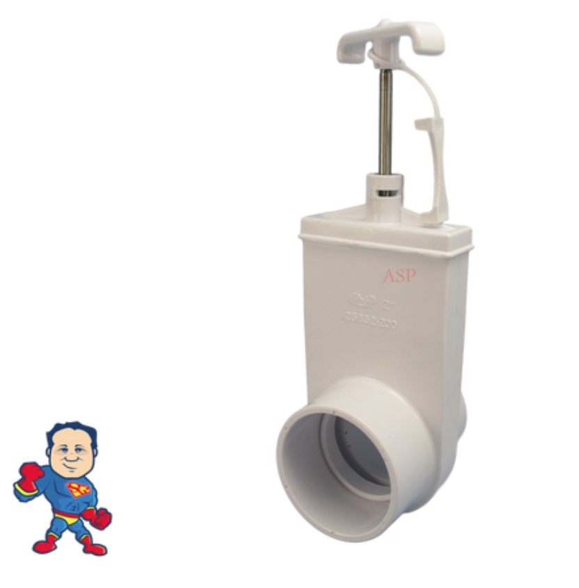 Hot Tub Spa Gate Slice Valve 2" Street X 2" Slip