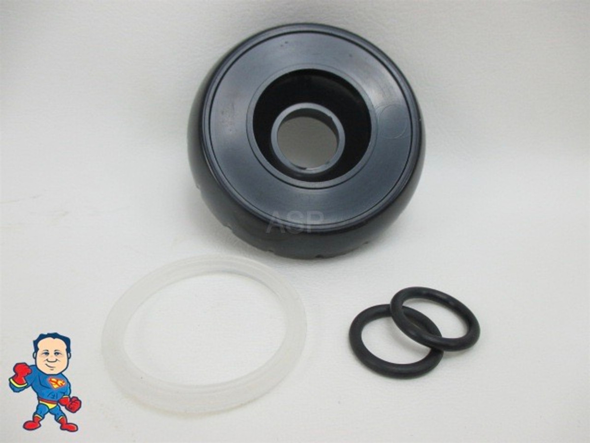 Waterfall Control, Diverter Valve, 1", Notched, Black, 2 1/2" Wide