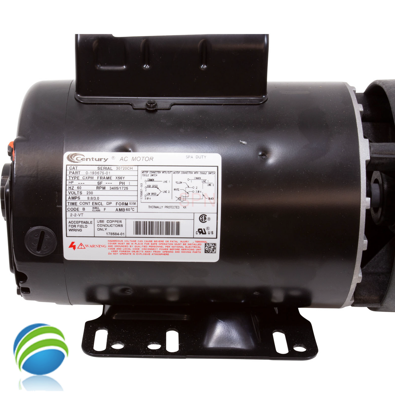 Vico Ultimax SD Pump Assembly 56 Fr - 2.0 HP, 230 Volt, 2 Speed