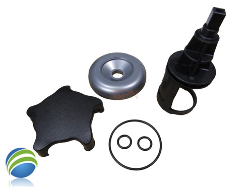 Cal Spa Diverter Valve Kit, Valve Stem, O-Rings, Cap & Starfire Knob, Hot Tub How To Video Cal Spa Diverter Valve Kit, Valve Stem, O-Rings, Cap & Starfire Knob, Hot Tub How To Video