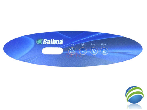 Original Version Overlay Balboa Topside 4 Buttons Spa Hot Tub Large Oval MVP260 Jet, Light, Cool, Warm …