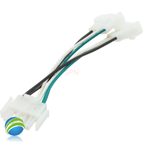 Splitter Cable, Pp-1 Amp Male To 2 Female, 6''