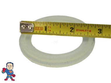 Fits Watkins Heater Union Gasket Set of  (2) 2 5/8" Lip Hot Tub Spa 2" Heater  Gasket with 2 5/8" Center to Center Groove
Note: This Gasket is the exception not the rule so be sure you measure the lip on the gasket 2 5/8" Center to Center and the groove i
