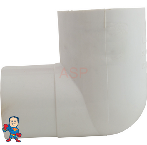 90 ELL 1 1/2" Street X 1 1/2" Slip Plumbing PVC Fitting 90 ELL 1 1/2" Street X 1 1/2" Slip Plumbing PVC Fitting