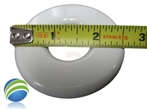 2 5/8" Garden Tub Jet Face Slimline Smooth White