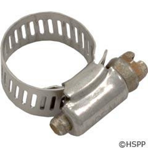 Stainless Worm Clamp, 7/16" to 1" Stainless Worm Clamp, 7/16" to 1"