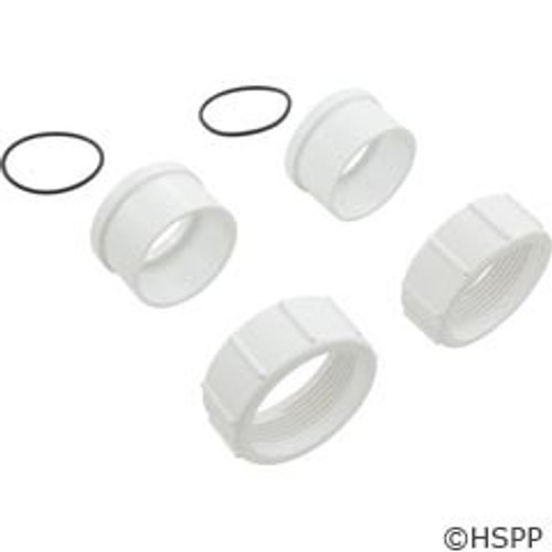 Set of (2) Pump Unions 2" Threaded x 2" Slip Waterway Set of (2) Pump Unions 2" Threaded x 2" Slip Waterway