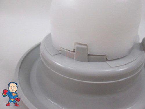 Jet Internal, Pentair, Cyclone Jet, 5" face diameter, Swirl, Textured, Gray Jet Internal, Pentair, Cyclone Jet, 5" face diameter, Swirl, Textured, Gray