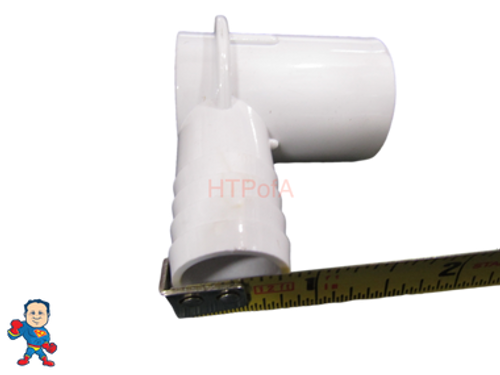 Adapter Fitting, 1"spigot x 3/4" barb, 90