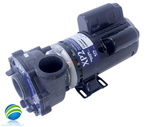 Complete Pump, Aqua-Flo XP2, 1.5HP, 115v,48 frame, 2"x 2", 1 or 2 Speed  13.3A/4.1A
The pressure and suction sides measures 3" edge to edge on the threads.. Complete Pump, Aqua-Flo XP2, 1.5HP, 115v,48 frame, 2"x 2", 1 or 2 Speed  13.3A/4.1A
The pressure and suction sides measures 3" edge to edge on the threads..