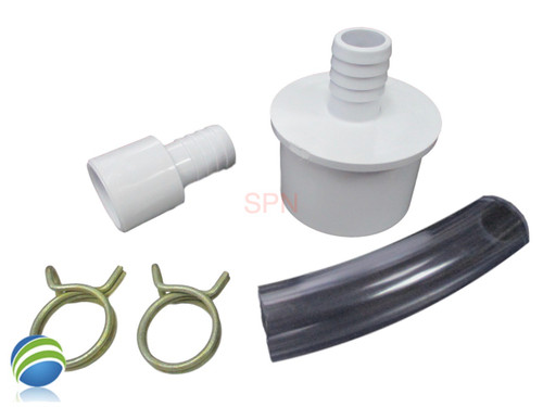 Barb Adapter, 3/4" Barb x 2" Spigot to 3/4" Slip Kit, Fits 2" Slip Water Manifolds Barb Adapter, 3/4" Barb x 2" Spigot to 3/4" Slip Kit, Fits 2" Slip Water Manifolds