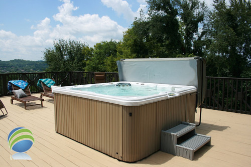 Cover Lift, E-Z Lifter, Hot Tub Loop Style Coverlift Black Powder Coated