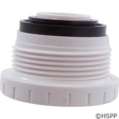 Eyeball Fitting, WW, 1-1/2"mpt, 2-1/4"fd, Plstr, Wht Eyeball Fitting, WW, 1-1/2"mpt, 2-1/4"fd, Plstr, Wht