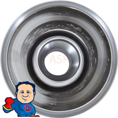 Escutcheon, Hydro Air Slimline, Smooth, w/Directional Eyeball, Chrome