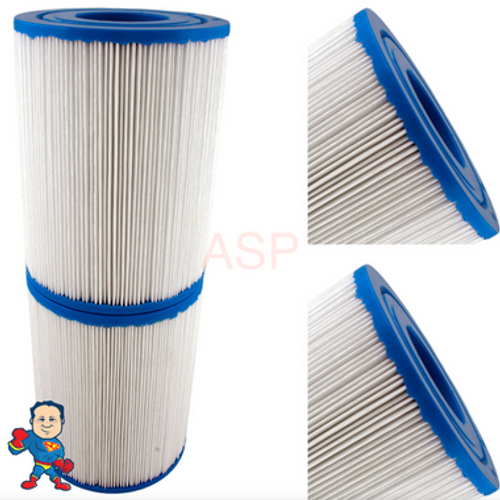 Water's Edge, Set of (2) Filter, Cartridge, 50sqft, 2-1/8"ot, 2-1/8"ob, 4-15/16", 6-5/8" Water's Edge, Set of (2) Filter, Cartridge, 50sqft, 2-1/8"ot, 2-1/8"ob, 4-15/16", 6-5/8"