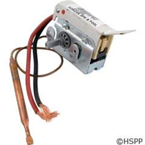 Thermostat, Invensys, 1/4", 6", SPST, 25A, Short Leads