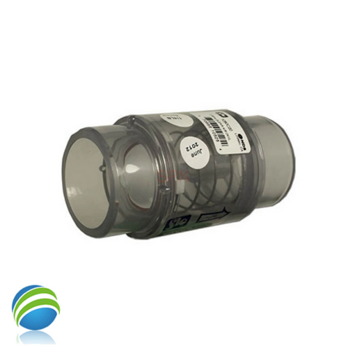 Spring Check Valve, Flo Control, 1-1/2" Slip /2" Spigot/Street, 1/4 lb, Air