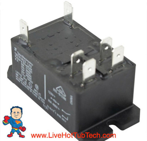 Relay, T-92, DPST, 30A, 115v, Coil Relay, T-92, DPST, 30A, 115v, Coil