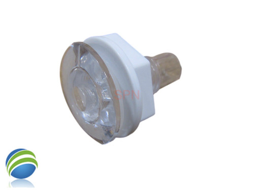 LED Light Wall Fitting, Rising Dragon,  1/2" Hole Size, 1" Face Width, Clear, Lens, Point Of Light