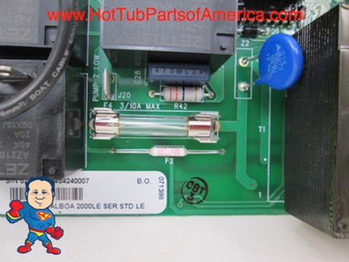 Balboa Board Non-M7 2000LE 2 Pump Blower Cir Pressure Switch Type Video How To